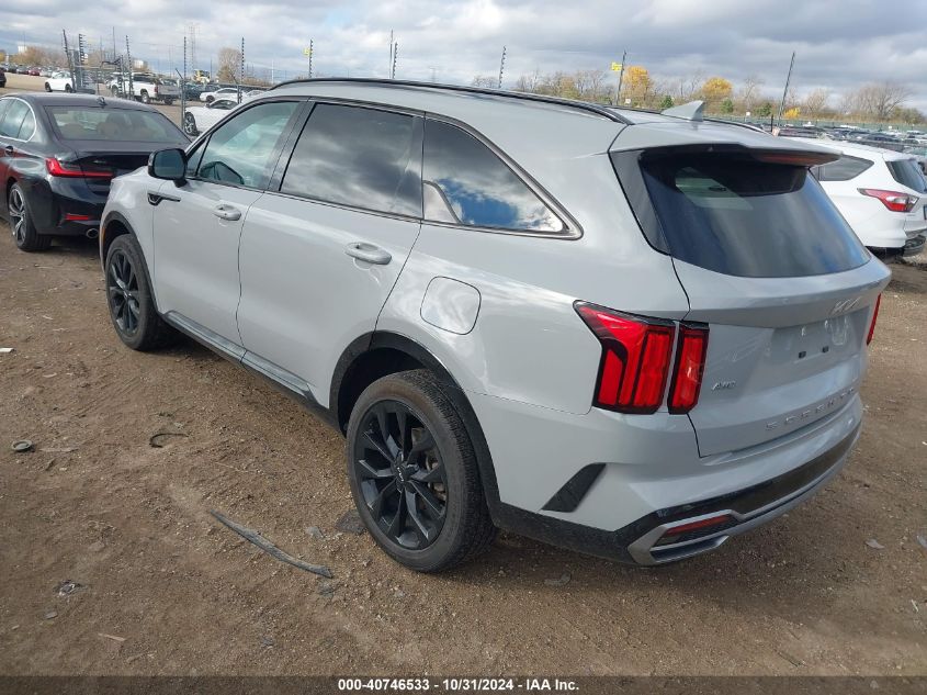 2022 Kia Sorento Sx VIN: 5XYRKDLF7NG156160 Lot: 40746533