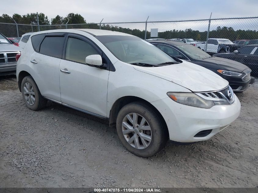 2013 Nissan Murano S VIN: JN8AZ1MU3DW204294 Lot: 40747075