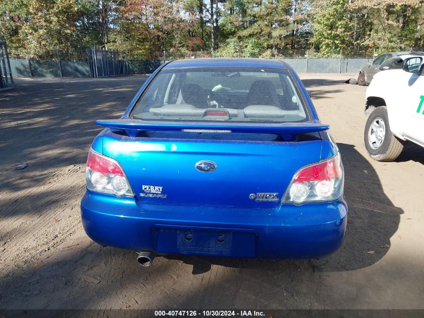 2006 Subaru Impreza Wrx/Wrx Limited/Wrx Tr VIN: JF1GD79666G506182 Lot: 40747126