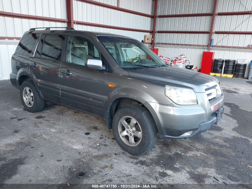 2007 Honda Pilot Ex-L VIN: 2HKYF18627H517037 Lot: 40747795