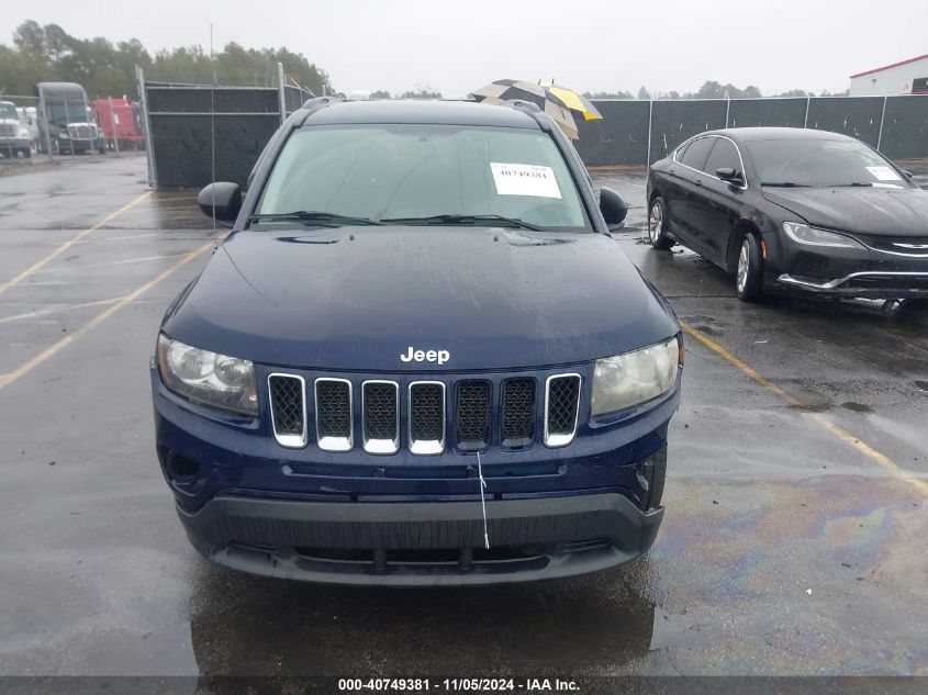 2016 Jeep Compass Sport VIN: 1C4NJCBA9GD600495