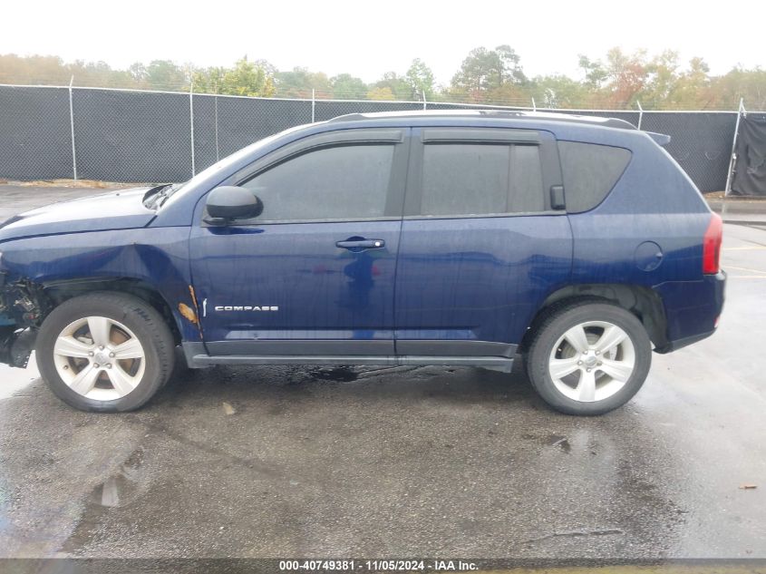 2016 Jeep Compass Sport VIN: 1C4NJCBA9GD600495