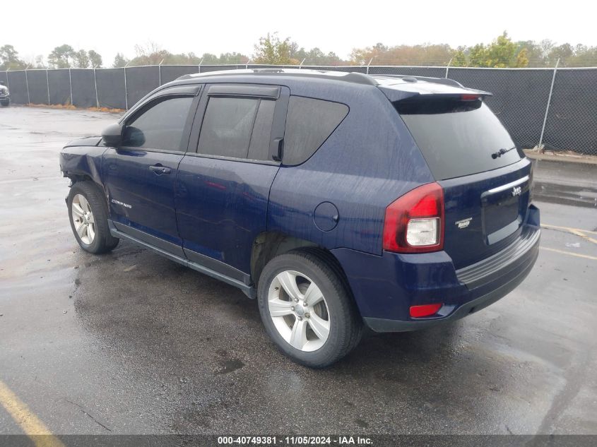 2016 Jeep Compass Sport VIN: 1C4NJCBA9GD600495