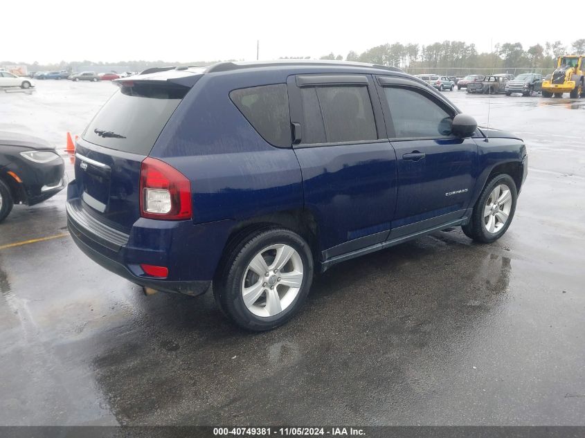 2016 Jeep Compass Sport VIN: 1C4NJCBA9GD600495