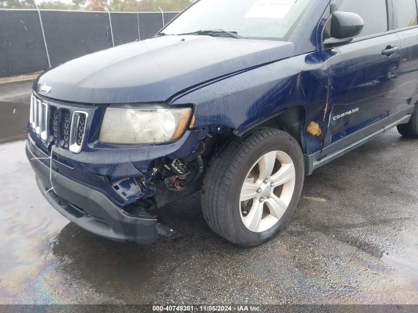 2016 Jeep Compass Sport VIN: 1C4NJCBA9GD600495