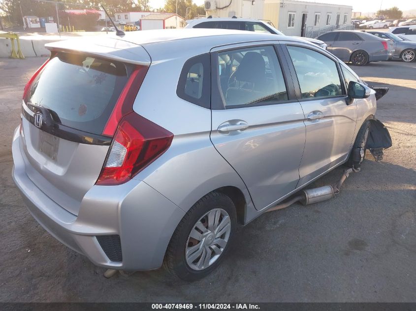 2015 Honda Fit Lx VIN: 3HGGK5H54FM716378 Lot: 40749469