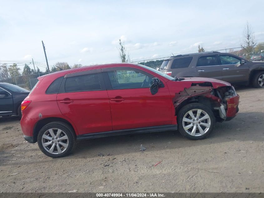 2014 Mitsubishi Outlander Sport Es VIN: 4A4AR3AU8EE011845 Lot: 40749904