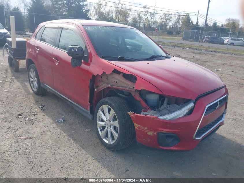 2014 Mitsubishi Outlander Sport Es VIN: 4A4AR3AU8EE011845 Lot: 40749904