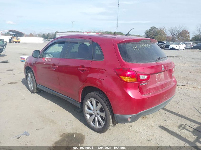 2014 Mitsubishi Outlander Sport Es VIN: 4A4AR3AU8EE011845 Lot: 40749904