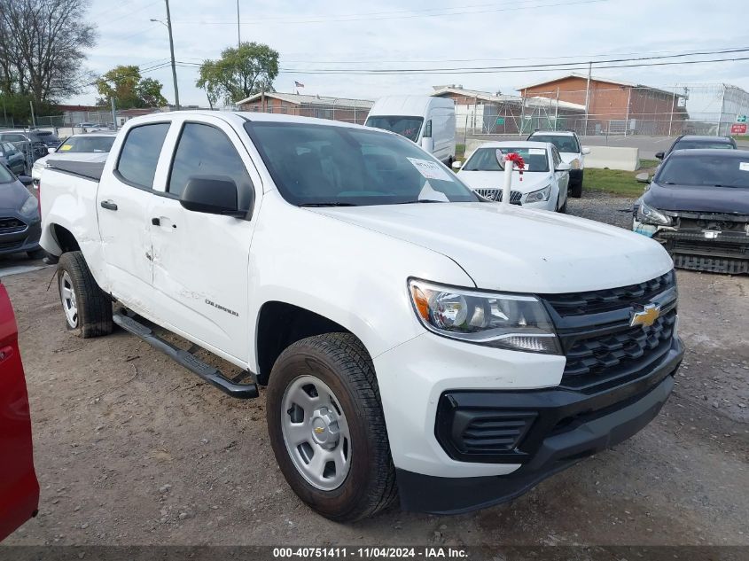 2022 Chevrolet Colorado 2Wd Short Box Wt VIN: 1GCGSBEN2N1327316 Lot: 40751411