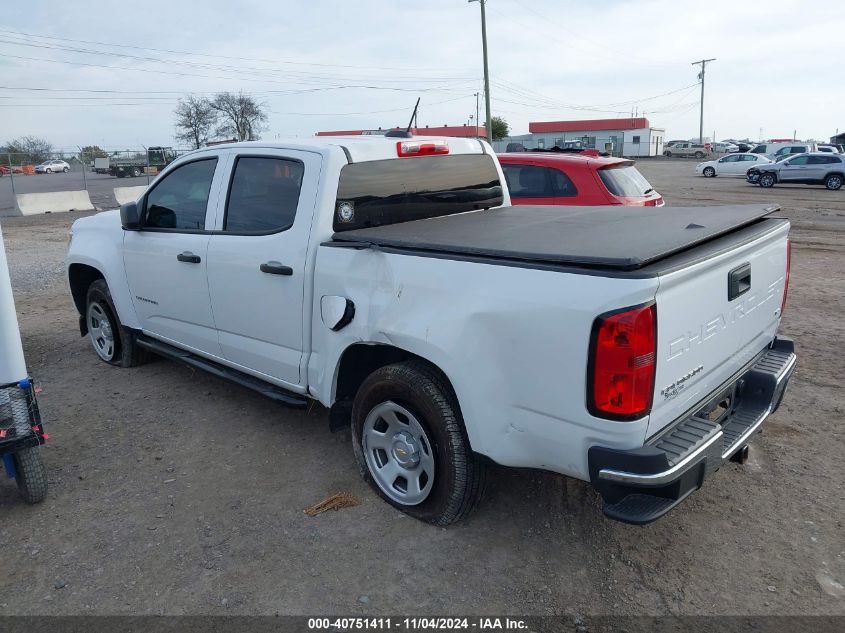 2022 Chevrolet Colorado 2Wd Short Box Wt VIN: 1GCGSBEN2N1327316 Lot: 40751411