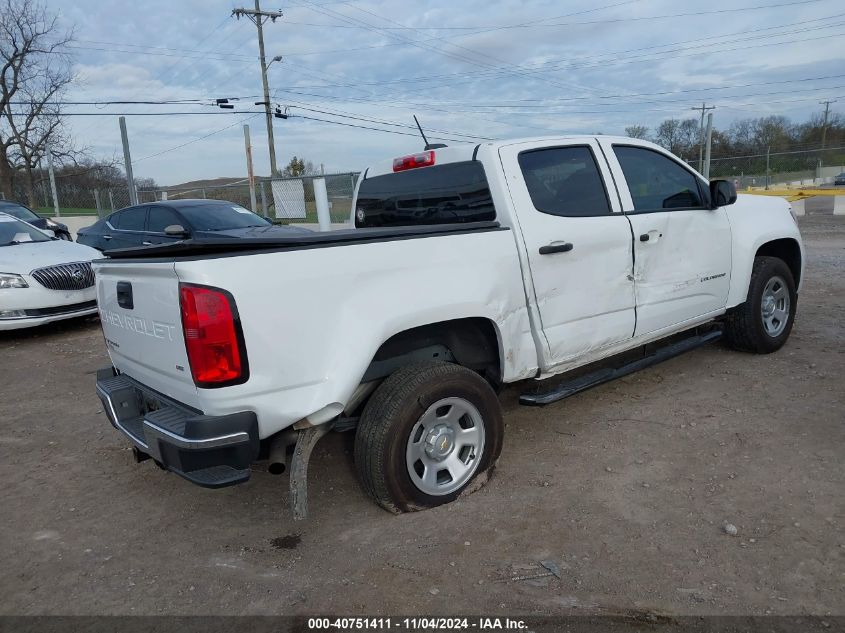 2022 Chevrolet Colorado 2Wd Short Box Wt VIN: 1GCGSBEN2N1327316 Lot: 40751411