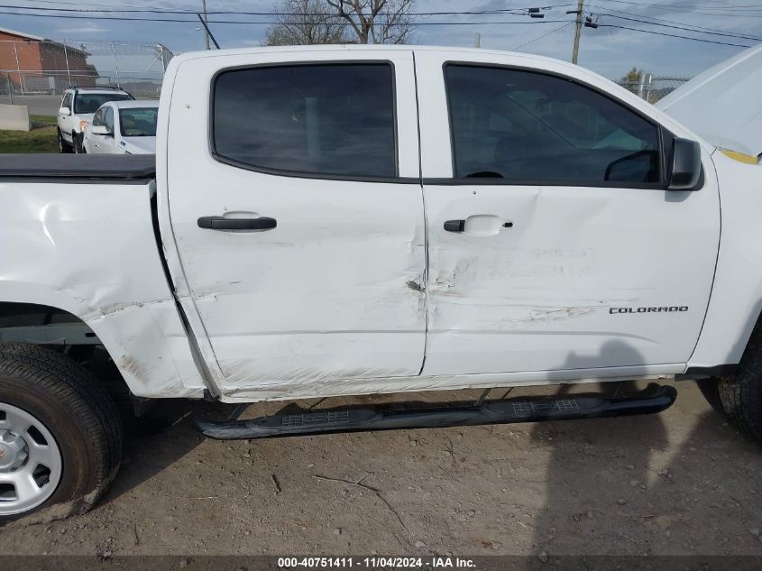 2022 Chevrolet Colorado 2Wd Short Box Wt VIN: 1GCGSBEN2N1327316 Lot: 40751411