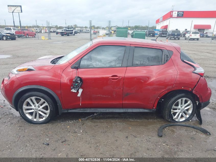 2015 Nissan Juke Sl VIN: JN8AF5MR1FT511995 Lot: 40752536