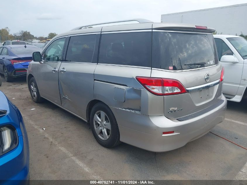 2011 Nissan Quest Sv VIN: JN8AE2KP0B9008906 Lot: 40752741