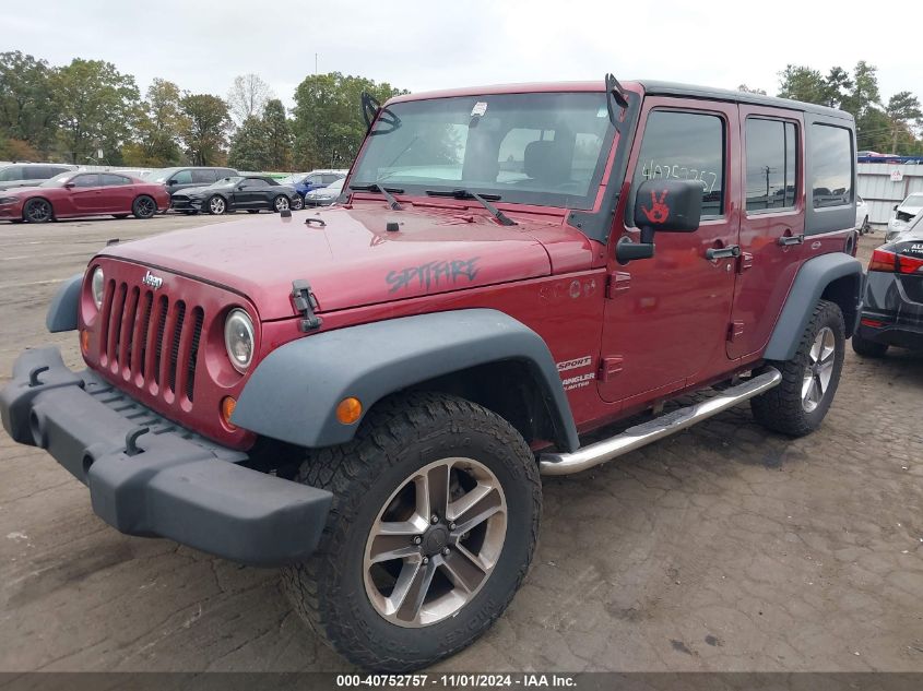 2013 Jeep Wrangler Unlimited Sport VIN: 1C4BJWDGXDL607026 Lot: 40752757