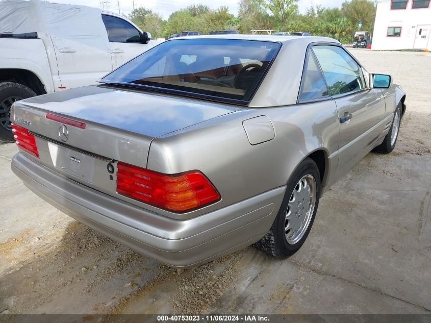 1997 Mercedes-Benz Sl 500 VIN: WDBFA67F4VF144156 Lot: 40753023