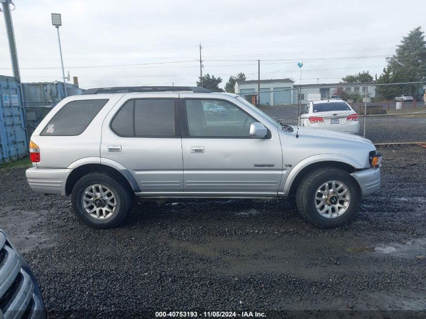 2000 Honda Passport Ex/Lx VIN: 4S6DM58W9Y4414073 Lot: 40753193