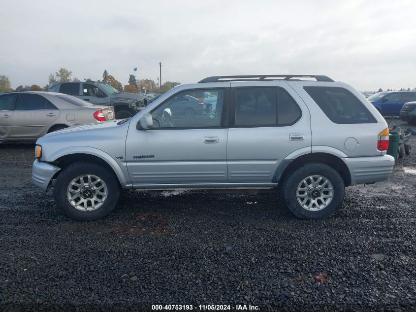 2000 Honda Passport Ex/Lx VIN: 4S6DM58W9Y4414073 Lot: 40753193