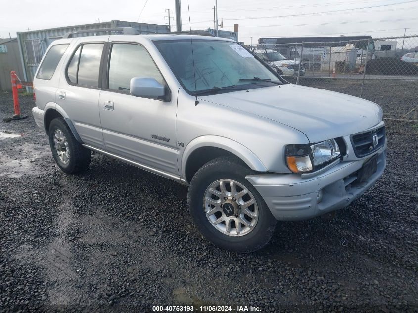 2000 Honda Passport Ex/Lx VIN: 4S6DM58W9Y4414073 Lot: 40753193