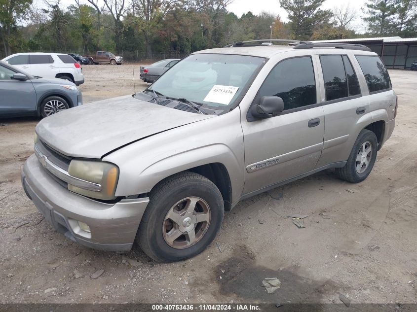 2003 Chevrolet Trailblazer Lt VIN: 1GNDT13S132209985 Lot: 40753436