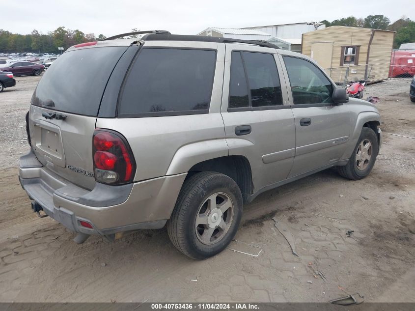 2003 Chevrolet Trailblazer Lt VIN: 1GNDT13S132209985 Lot: 40753436