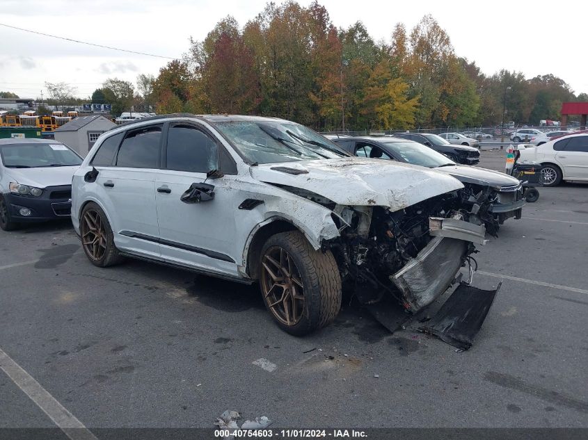 2020 Audi Sq7 Prestige Tfsi Quattro Tiptronic VIN: WA1VWAF75LD013350 Lot: 40754603