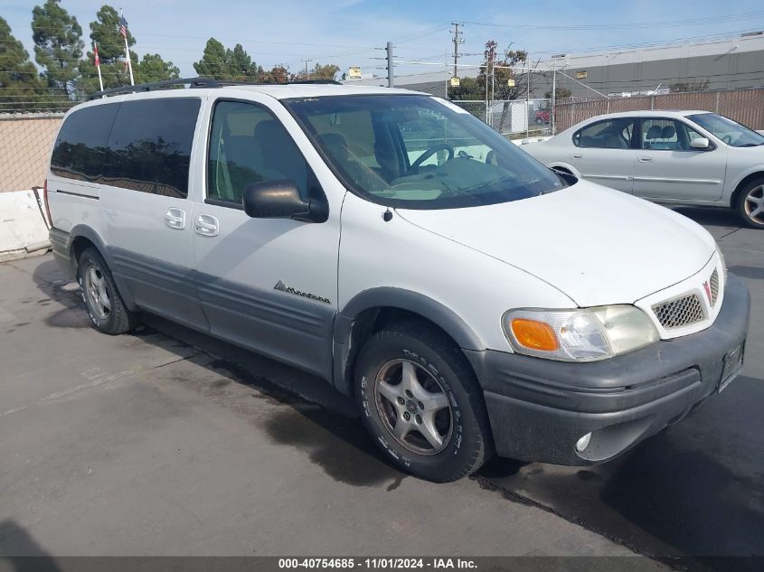 2003 Pontiac Montana M16 W/1Sa Pkg. VIN: 1GMDX03E93D127486 Lot: 40754685