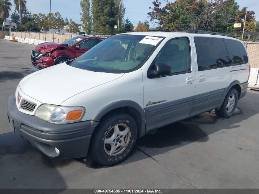 2003 Pontiac Montana M16 W/1Sa Pkg. VIN: 1GMDX03E93D127486 Lot: 40754685