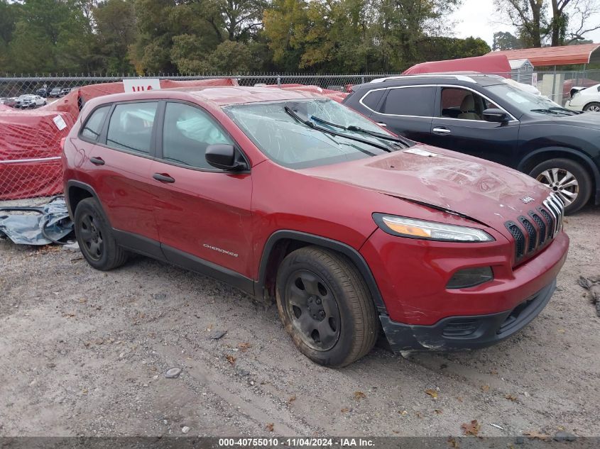 2016 Jeep Cherokee Sport VIN: 1C4PJLAB5GW233540 Lot: 40755010