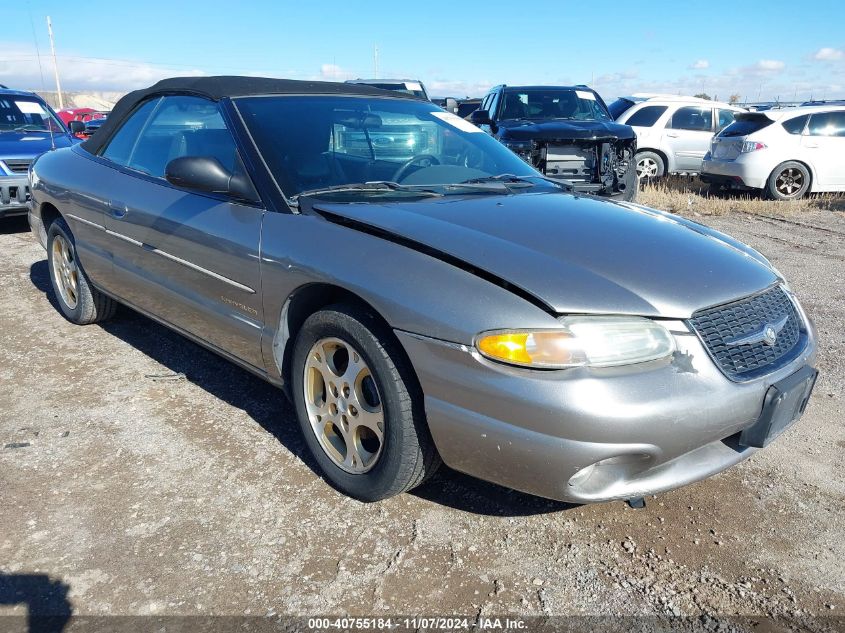 1999 Chrysler Sebring Jxi VIN: 3C3EL55H8XT571486 Lot: 40755184