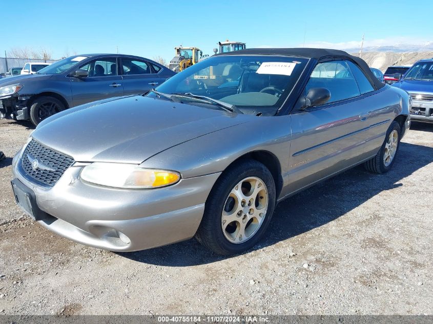 1999 Chrysler Sebring Jxi VIN: 3C3EL55H8XT571486 Lot: 40755184