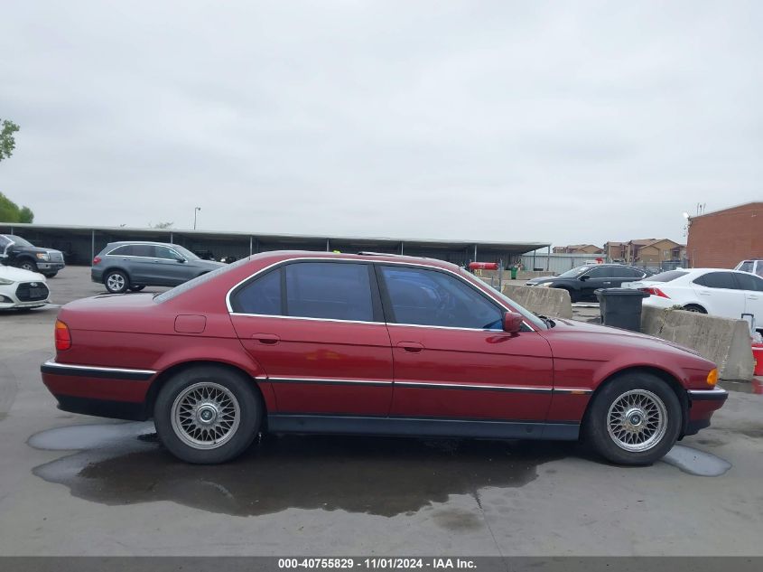 1998 BMW 740Ia VIN: WBAGF8322WDL53816 Lot: 40755829