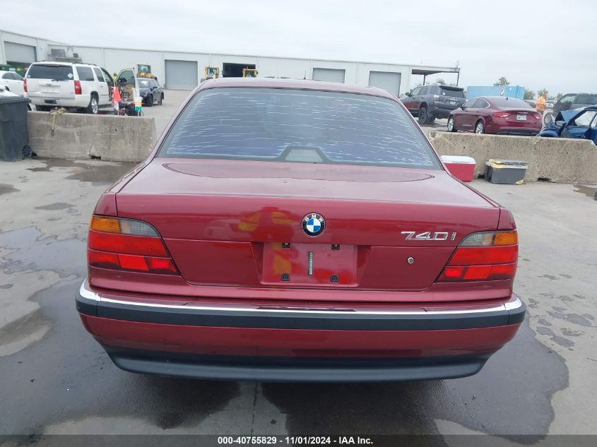 1998 BMW 740Ia VIN: WBAGF8322WDL53816 Lot: 40755829