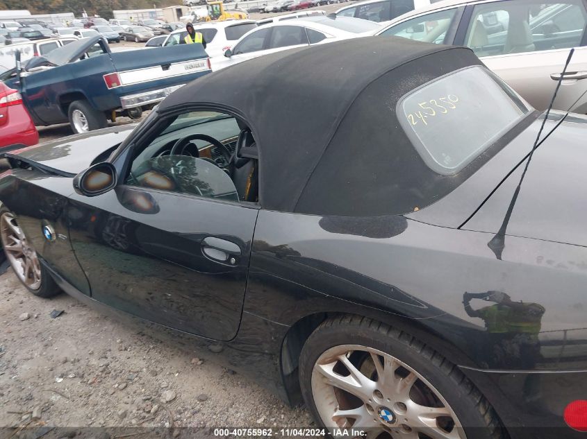 2008 BMW Z4 3.0I VIN: 4USBU33518LW76029 Lot: 40755962