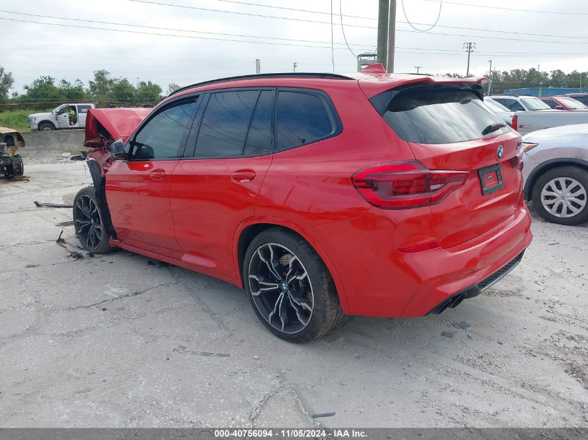 2020 BMW X3 M Competition VIN: 5YMTS0C08L9B70233 Lot: 40756094