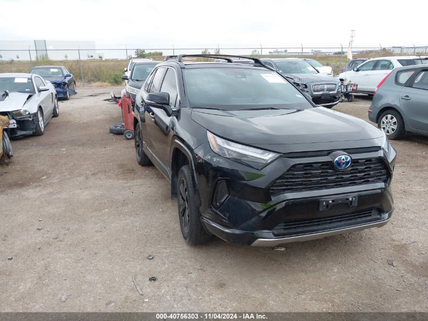 2022 Toyota Rav4 Hybrid Se VIN: 4T3T6RFV9NU077729 Lot: 40756303