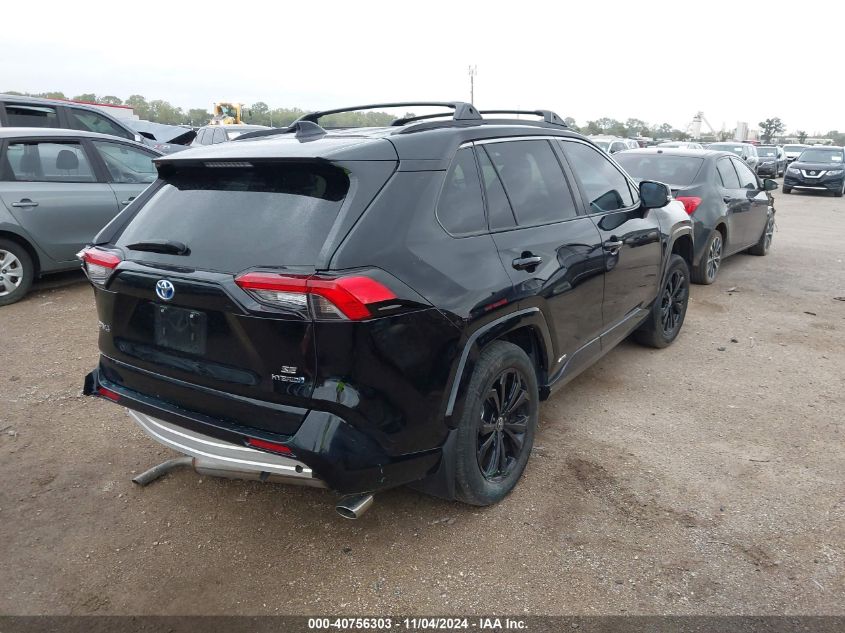 2022 Toyota Rav4 Hybrid Se VIN: 4T3T6RFV9NU077729 Lot: 40756303