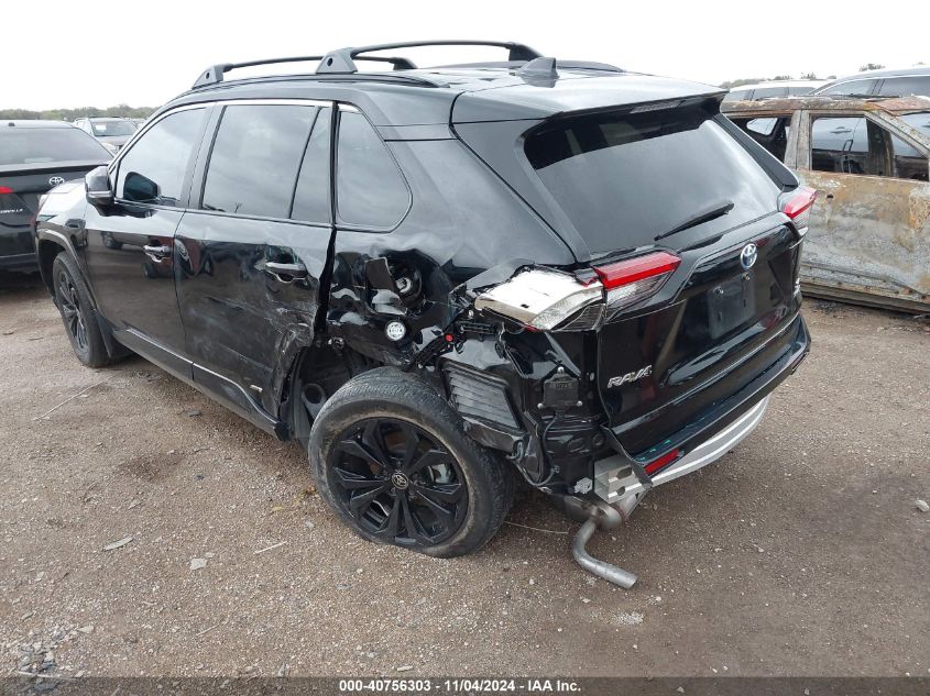 2022 Toyota Rav4 Hybrid Se VIN: 4T3T6RFV9NU077729 Lot: 40756303