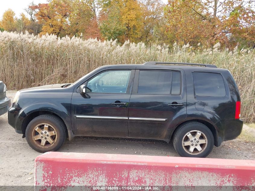 2011 Honda Pilot Touring VIN: 5FNYF4H9XBB075286 Lot: 40756889