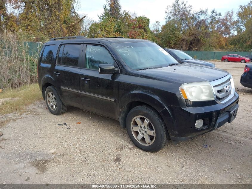 2011 Honda Pilot Touring VIN: 5FNYF4H9XBB075286 Lot: 40756889