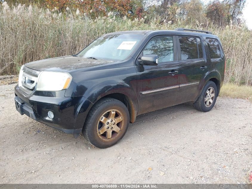 2011 Honda Pilot Touring VIN: 5FNYF4H9XBB075286 Lot: 40756889