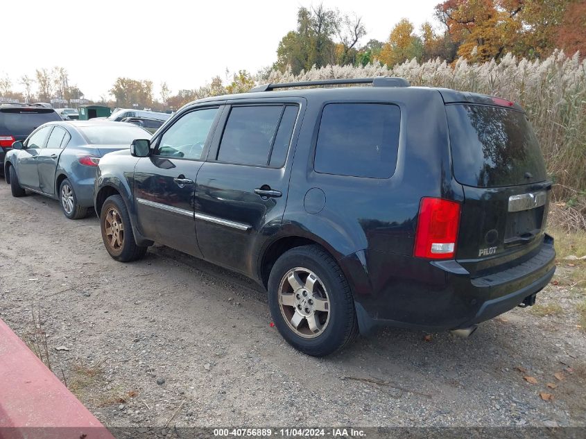 2011 Honda Pilot Touring VIN: 5FNYF4H9XBB075286 Lot: 40756889