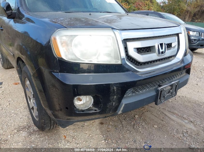 2011 Honda Pilot Touring VIN: 5FNYF4H9XBB075286 Lot: 40756889