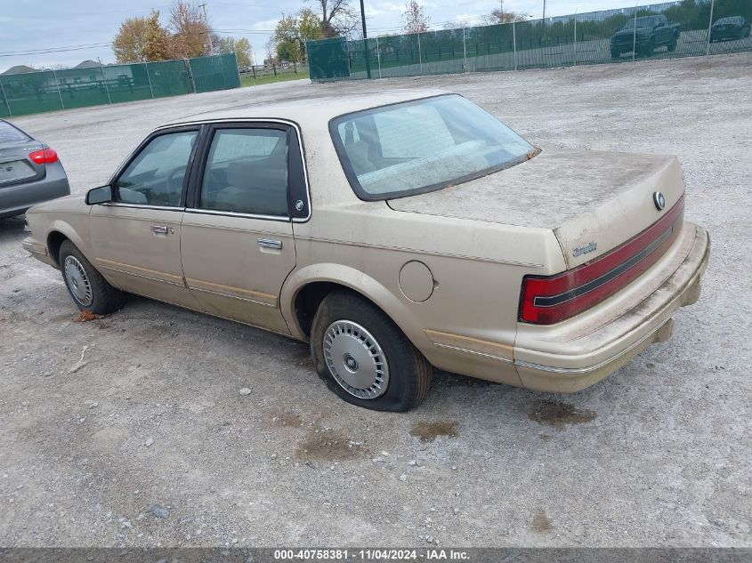 1993 Buick Century Special VIN: 1G4AG54N1P6409940 Lot: 40758381