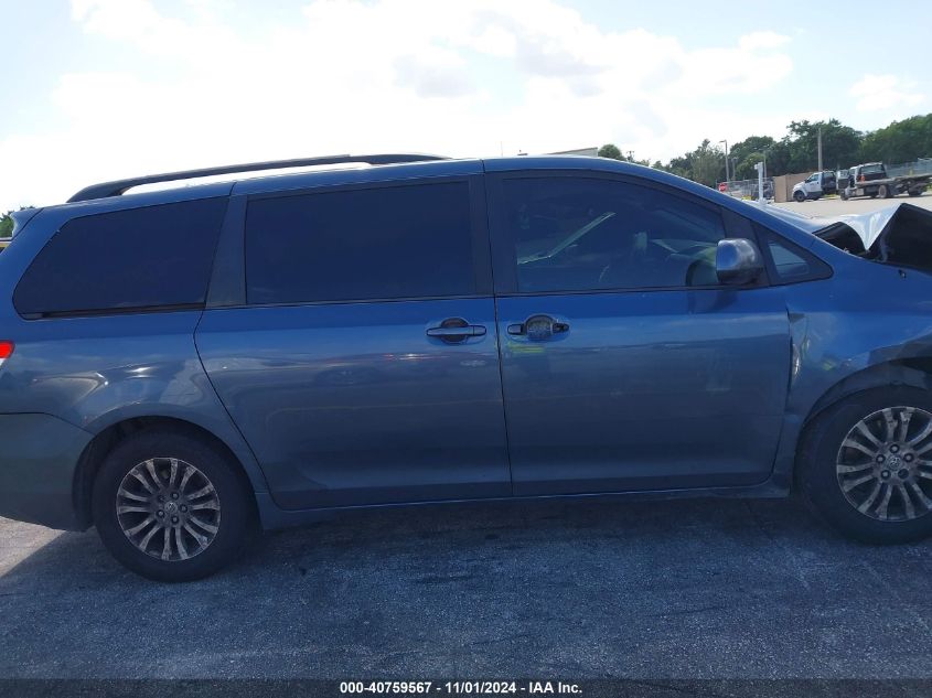 2014 Toyota Sienna Xle V6 8 Passenger VIN: 5TDYK3DC2ES447016 Lot: 40759567