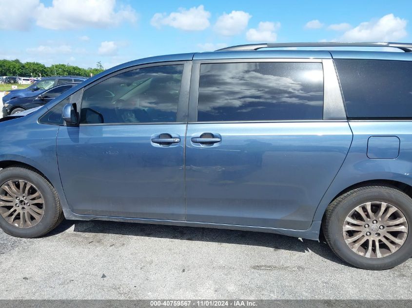 2014 Toyota Sienna Xle V6 8 Passenger VIN: 5TDYK3DC2ES447016 Lot: 40759567