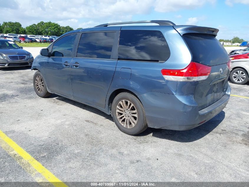 2014 Toyota Sienna Xle V6 8 Passenger VIN: 5TDYK3DC2ES447016 Lot: 40759567