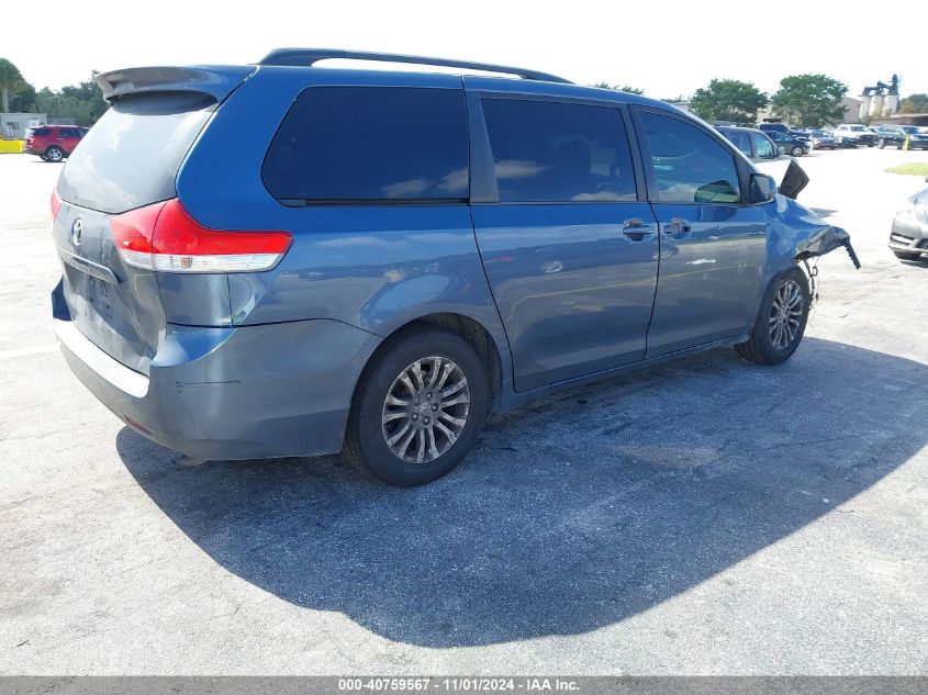 2014 Toyota Sienna Xle V6 8 Passenger VIN: 5TDYK3DC2ES447016 Lot: 40759567