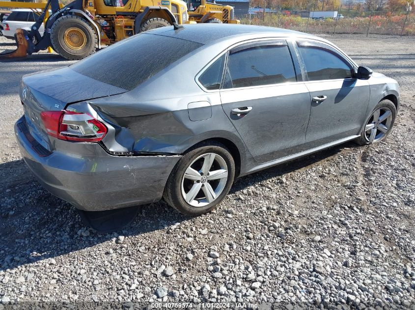 2013 Volkswagen Passat Se W/Sunroof Nav VIN: 1VWBP7A39DC024532 Lot: 40759574